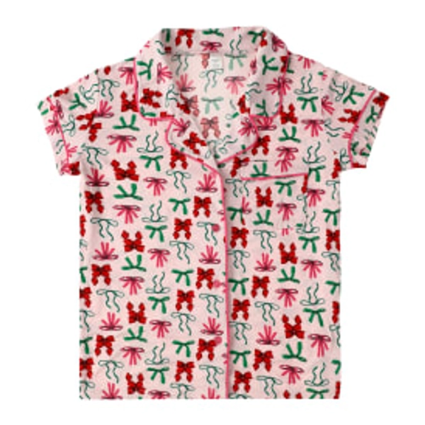 Short-Sleeve Christmas PJ Shirt