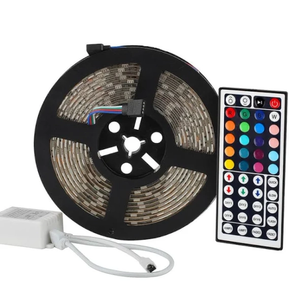 Supernight 16.4ft SMD 5050 Waterproof 300LEDs RGB Flexible LED Strip Light Lamp Kit
