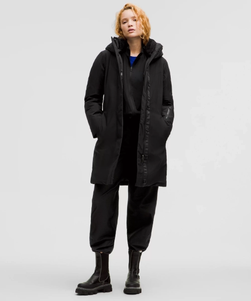 Snow Warrior 600-Down-Fill Parka - Black - 4