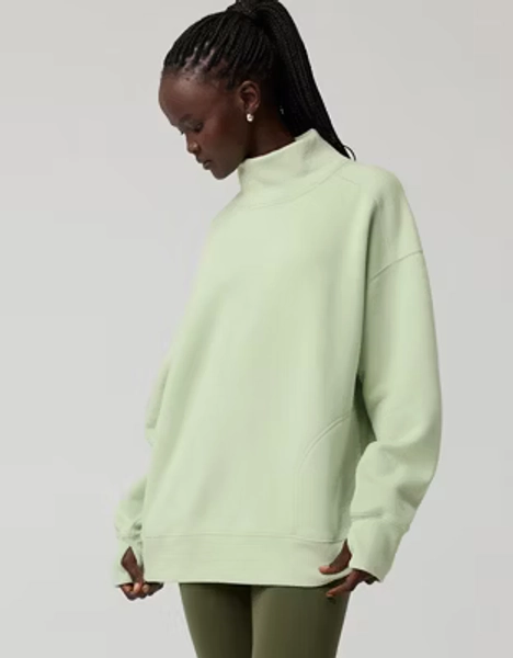 OFFLINE By Aerie Cloud Fleece Oversized Mockneck Sweatshirt