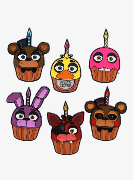 Five Nights at Freddy's Character Cupcakes Blind Box Enamel Pin
