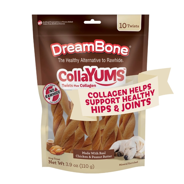 DREAMBONE 10 COUNT PEANUT BUTTER COLLAYUM TWISTS - Walmart.com