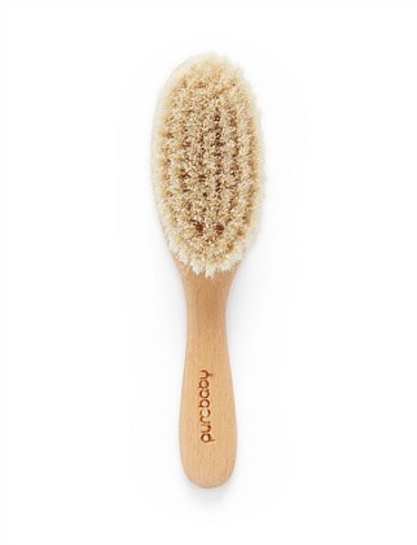 Purebaby Goat Hair Brush - natural