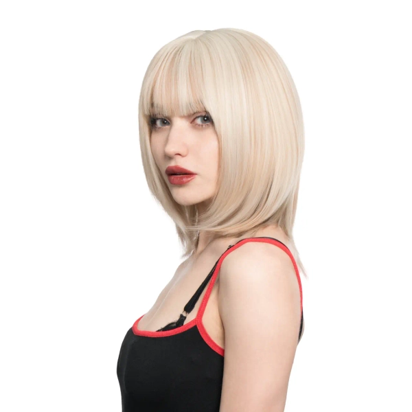 Lady Grayy 13-Inch Beach Blonde Synthetic Wig, Heat-Resistant