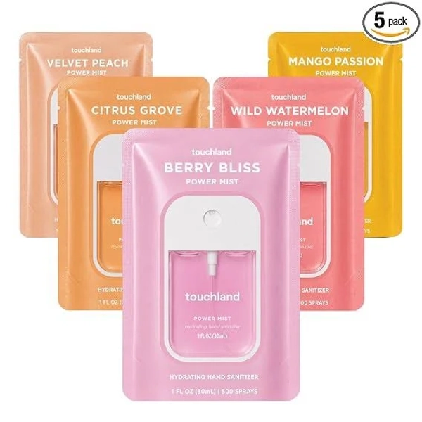 Touchland Juicy 5 Set Hand Sanitizer Spray