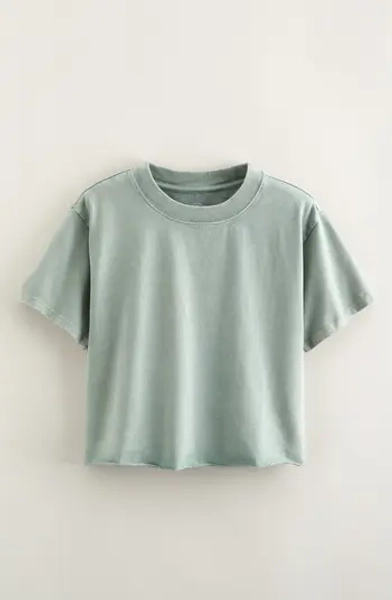 Kids' Crop Cotton T-Shirt