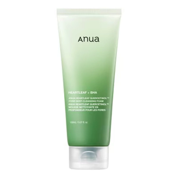 ANUA Heartleaf Quercetinol Pore Deep Cleansing Foam - calming and pore purifying 150ml
