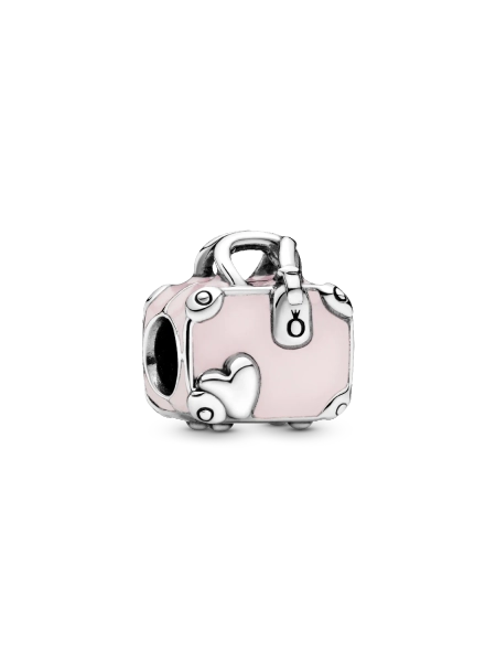 Pink Travel Bag Charm