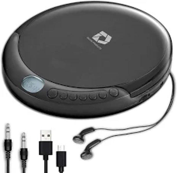 Deluxe Products Cd Player Portable With 60 Second Anti Skip, Stereo