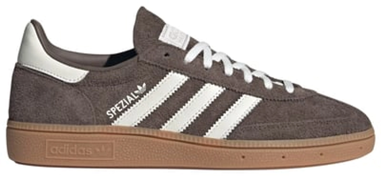 adidas Women's Handball Spezial Shoes, Size 7, Chocolate Brown/Off White