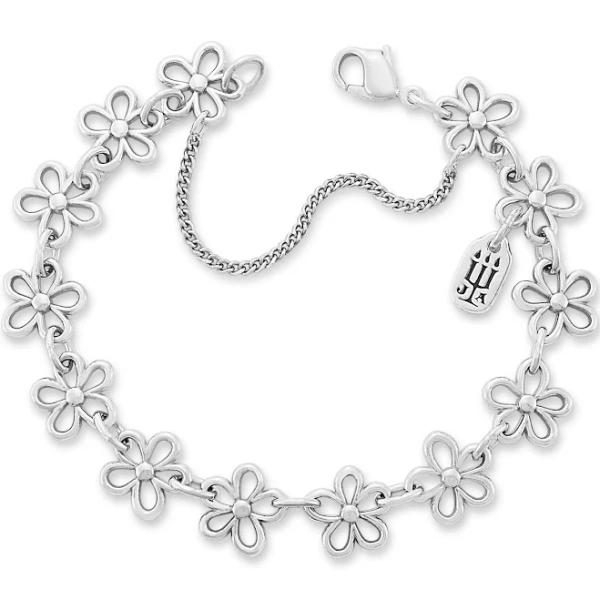 James Avery Sterling Silver Daisy Charm Bracelet