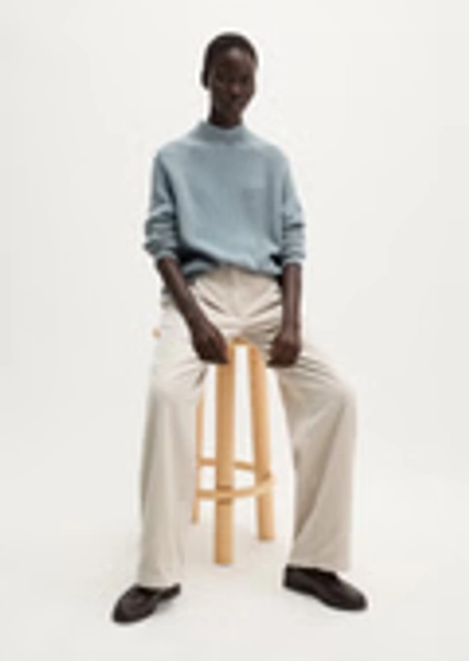 Regular-Fit Knit Sweater made from organic cotton