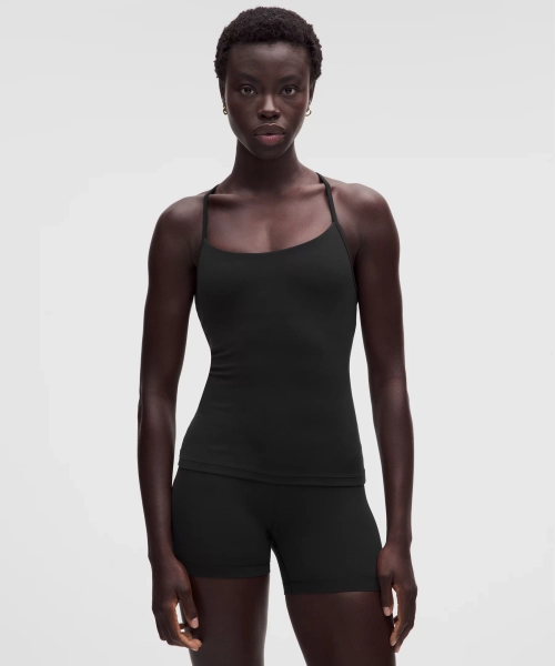 Flow Y Tank Top *Light Support, B/C Cup - Black - L