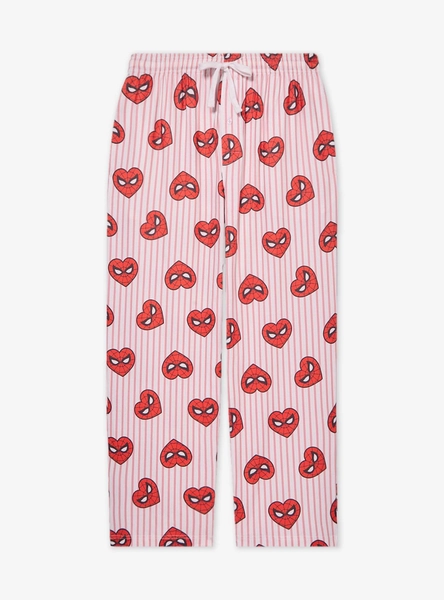 Marvel Spider-Man Hearts Allover Print Sleep Pants - BoxLunch Exclusive