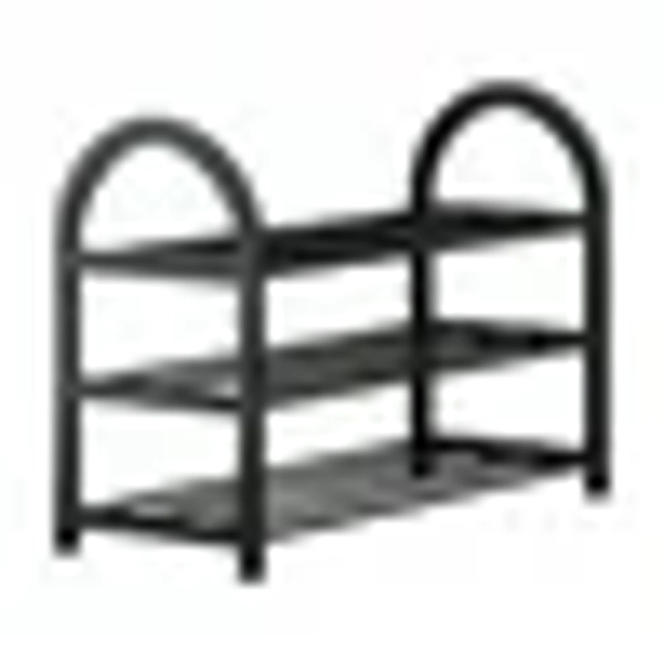 3 Layers Of Stainless Steel Independent Shoe Rack, Suitable for The Entrance Space Dust Proof Shoe Cabinet Dormitory Entrance Storage Rack Shoe Rack