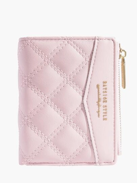 BATSIOE 2026 Short Women's Wallet With Embroidery, TPU Connection, Student Card Holder, Coin Purse, Minimalist Handbag, Card Case