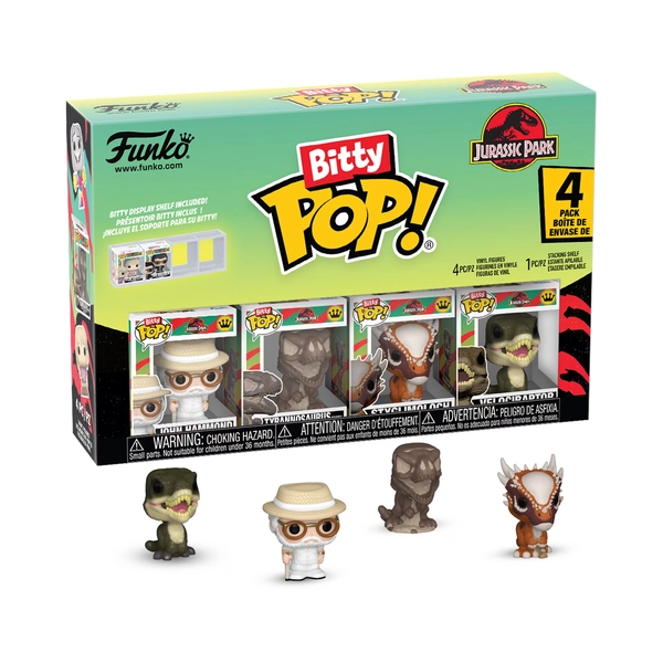 Funko Bitty POP 4 Pack: Jurassic Park - Raptor Collectible Vinyl Mini Figure - Walmart.com