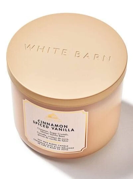 Bath & Body Works Cinnamon Spiced Vanilla 3-Wick Candle