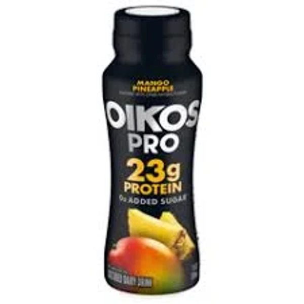 Oikos Pro Mango Pineapple Cultured Dairy Drink 23g Protein