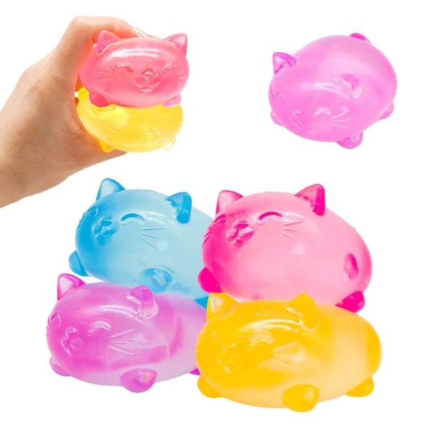 Mini Cute Cat Maltose Squishy Toys Slow Rise Stress Relief Ball Sensory Fidget Toys for Adult Kids Anti-Anxiety Sensory Toys - AliExpress 