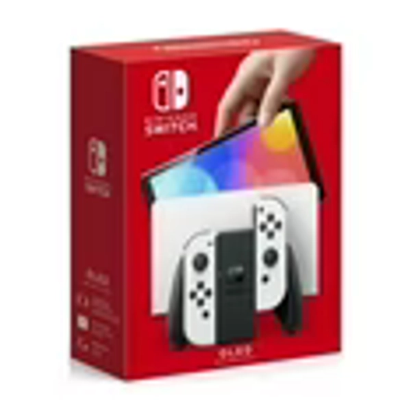 Nintendo Switch OLED 64 GB Console with Joy-Con, White
