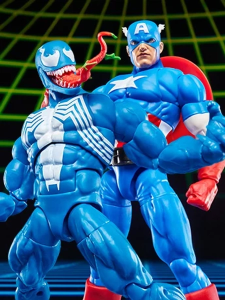 Marvel Legends Gamerverse Captain America vs. Venom Action Figure Two-Pack