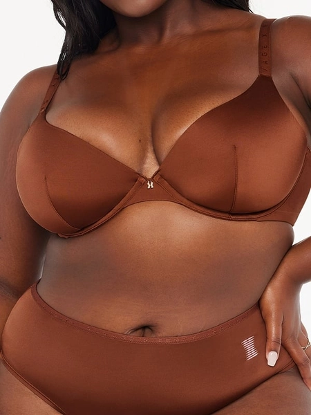 NEW Microfiber Unlined Plunge Bra
