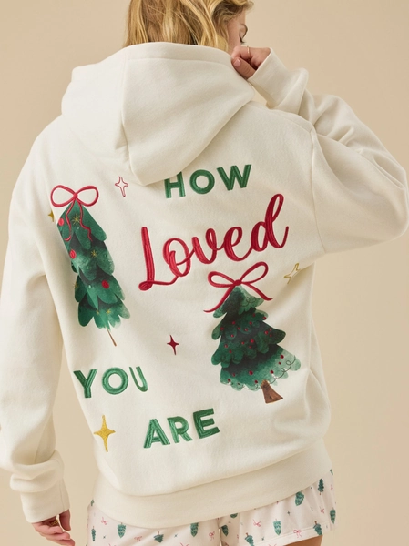 I Hope You Know Christmas Hoodie in White | Altar'd State