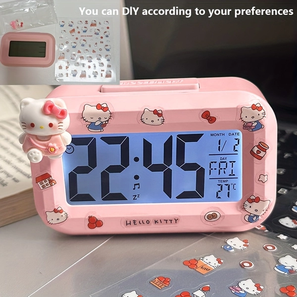   large screen clock a cute anime desktop decoration - Temu