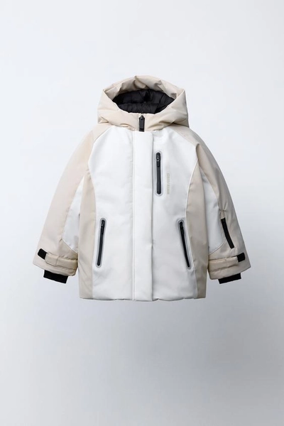 COLOR BLOCK WATER RESISTANT AND WINDPROOF JACKET