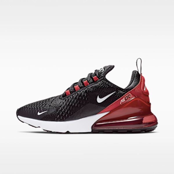 Nike Air Max 270 Men's Shoes - Black/University Red/Anthracite/White - Size 7.5
