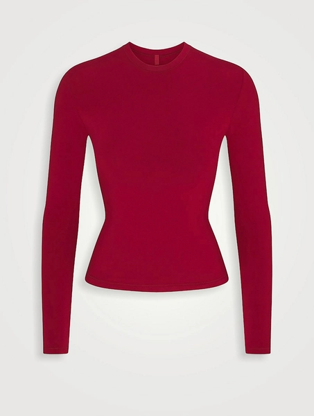 Cotton Jersey Long-Sleeve T-Shirt