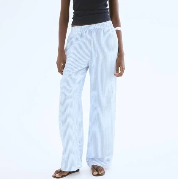Ladies h&m Linen-Blend Pants