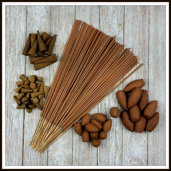 Warm Vanilla Sugar Hand Crafted, Scented Incense Made in the USA (Cones, Backflow and Sticks)