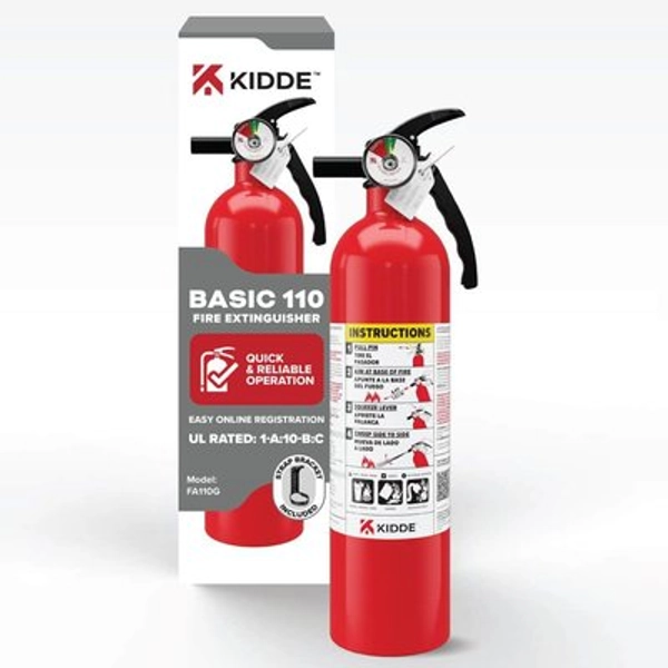 Kidde Home 1-A:10-B:C Class ABC 2.5 lb. Fire Extinguisher 21030926