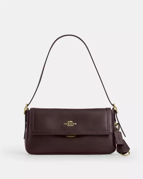 Gold Etta Small Flap Shoulder Bag