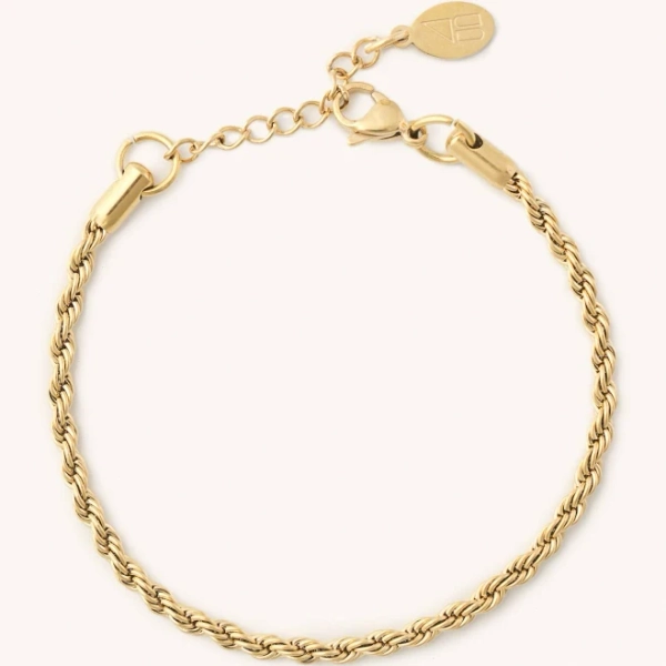 Nikki Smith Designs Golden Rope Bracelet