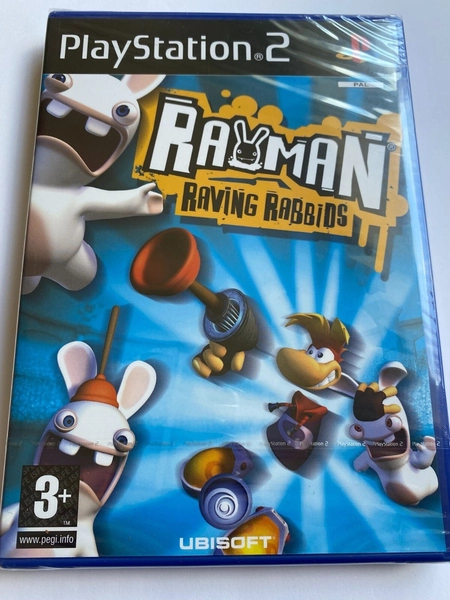 Rayman Raving Rabbids - PS2 UK Release Sony Factory Sealed!