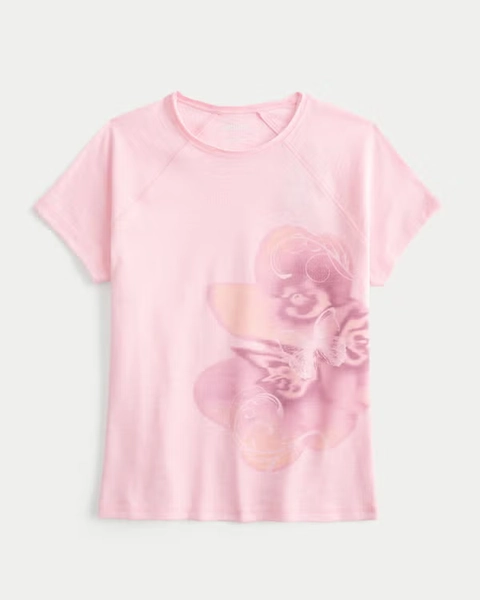 Floral & Butterfly Graphic Tee