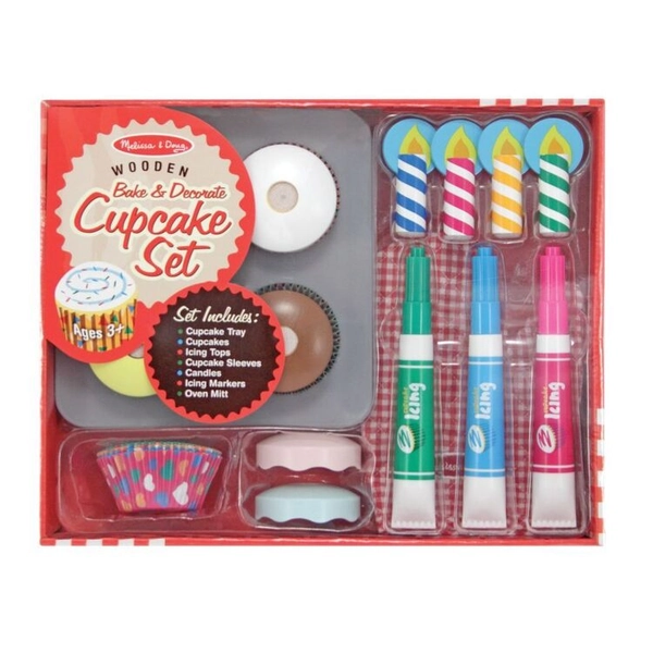 Melissa & Doug Bake & Decorate Cupcake Set Multicoloured