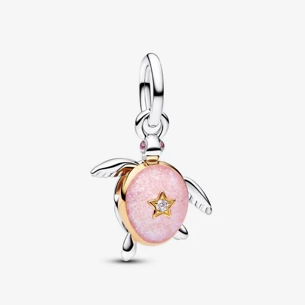 Pandora Sea Turtle Lab-Grown Diamond Dangle Charm