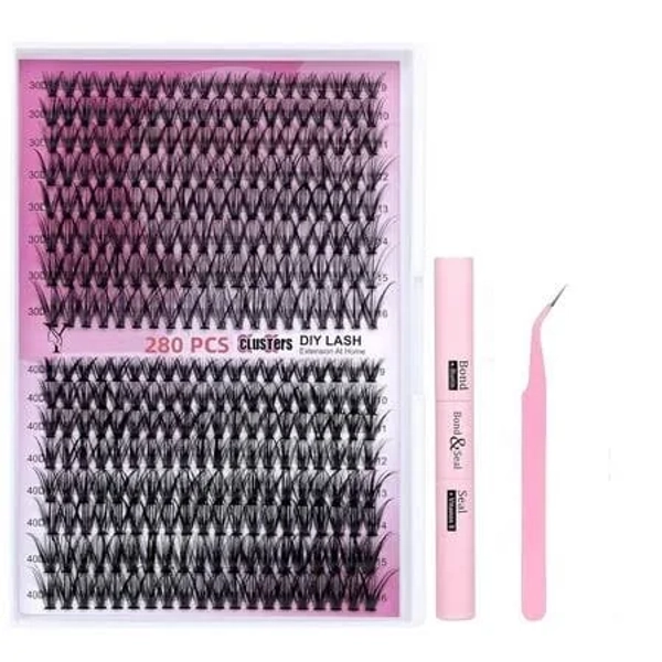 DIY Eye Lash Clusters Extensions Kit