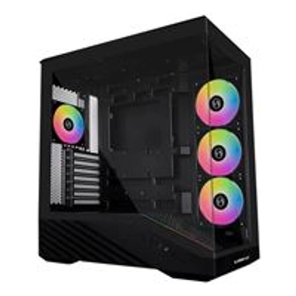 Lian Li Vector V100 RGB Tempered Glass ATX Mid-Tower Computer Case - Black