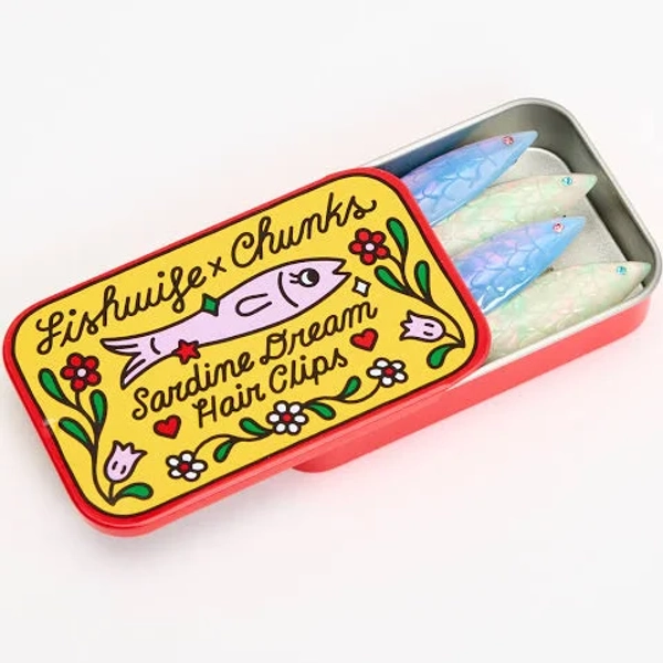 Fishwife Sardine Dream Hair Clips