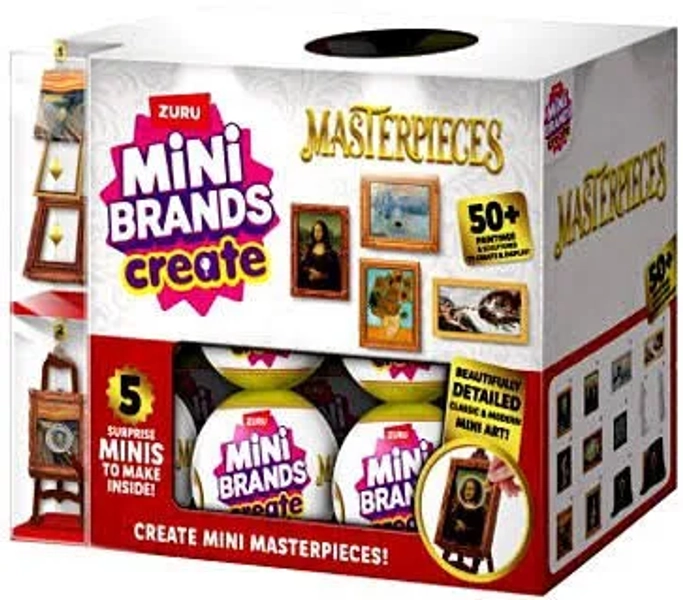 5 Surprise Mini Brands! Create Masterpieces Mystery Box 25 Packs