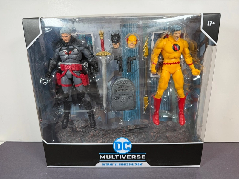 McFarlane Toys DC Multiverse Flashpoint BATMAN VS PROFESSOR ZOOM Figure 2 Pack