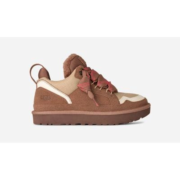 UGG® Women's Lowmel Canvas/Suede/Recycled Materials Shoes in Rocky Oak, Size 8