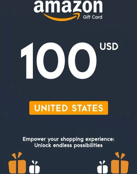 Amazon 100 USD Gift Card (United States) - Digital Key