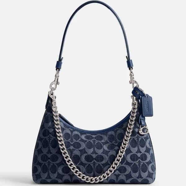 Coach Women's Juliet 25 Signature Denim Shoulder Bag