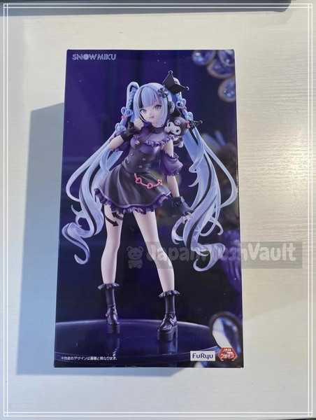 Hatsune Miku Snow Miku x Kuromi Figure - Official Japanese Collectible (New, Unopened)